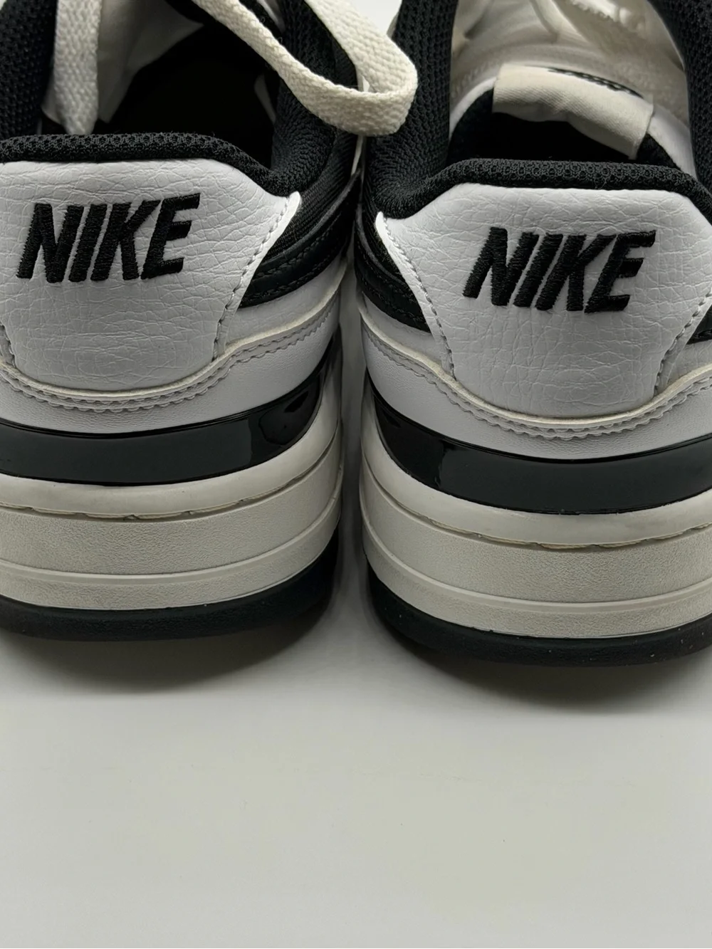 Nike Black and White Low-Top Sneakers
